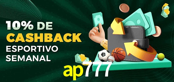 10% de bônus de cashback na ap777